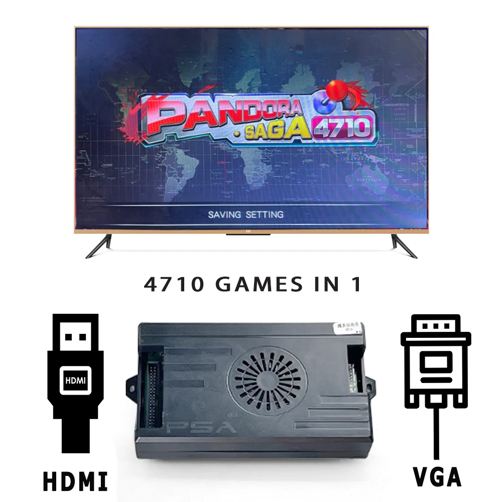 2 Player 4710 in 1 Pandora Sag - огляд і ціна Trackball Controller Arcade