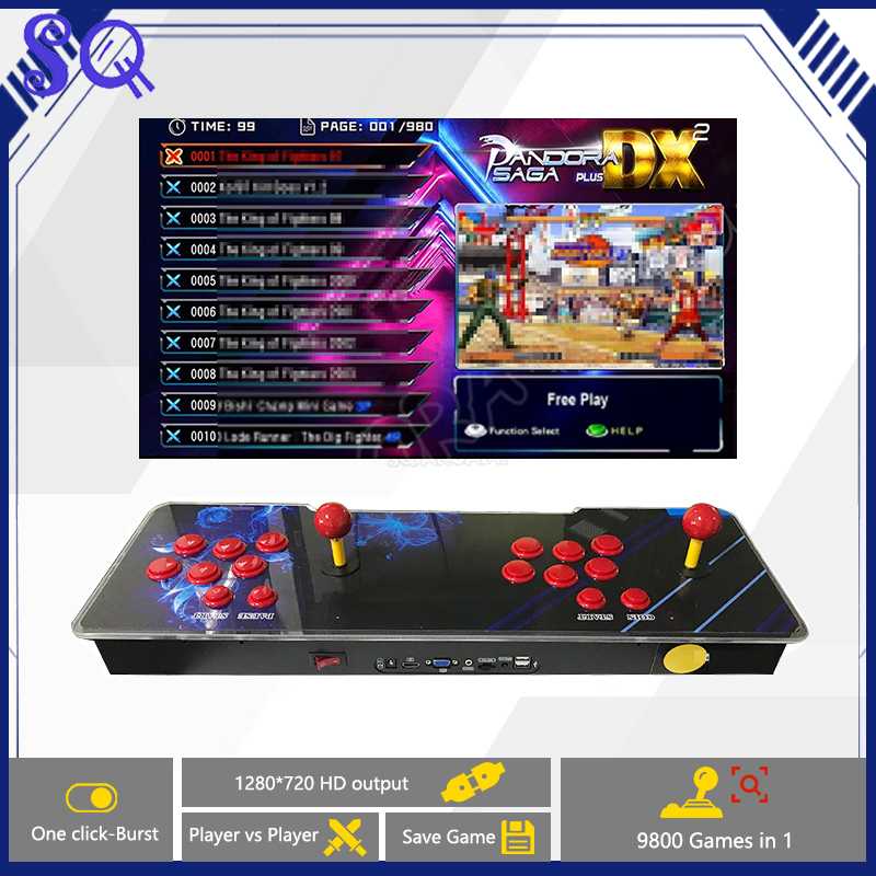 Pandora Saga DX 9800 All in On - огляд і ціна Trackball Controller Arcade