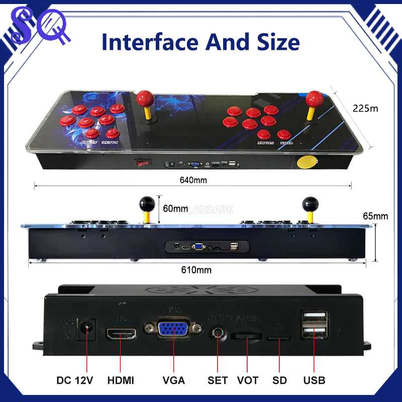 Pandora Saga DX 9800 All in On - огляд і ціна Trackball Controller Arcade